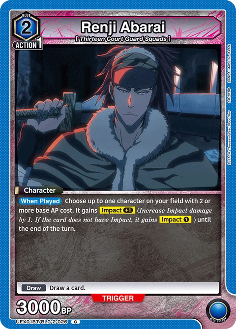 Renji Abarai - Union Arena (English) card