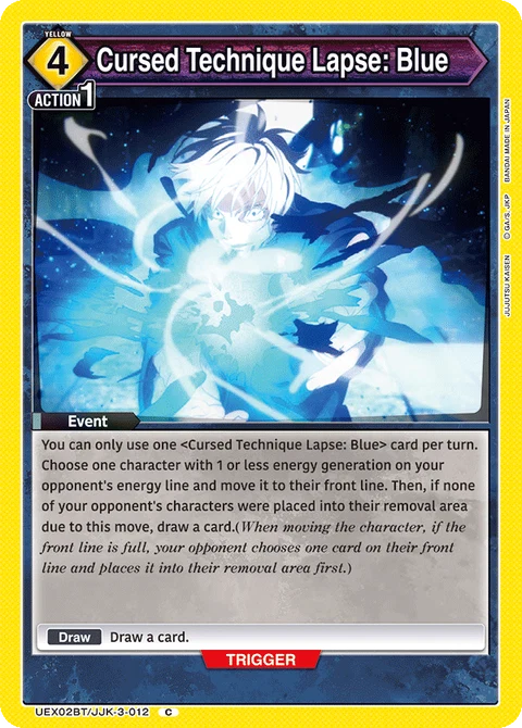 Cursed Technique Lapse: Blue - Union Arena (English) card