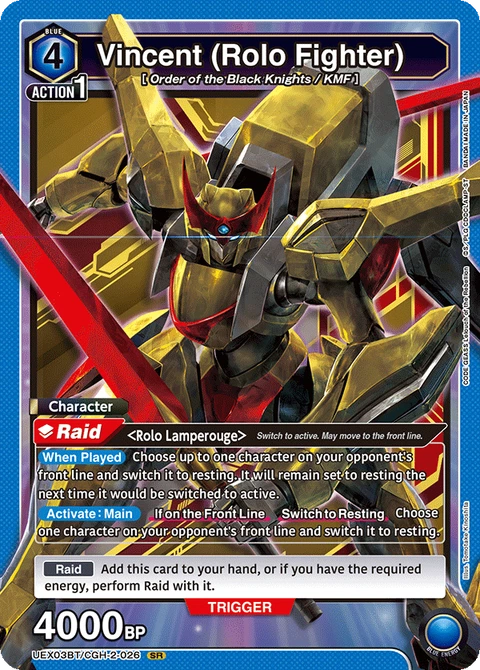 Vincent (Rolo Fighter) - Union Arena (English) card
