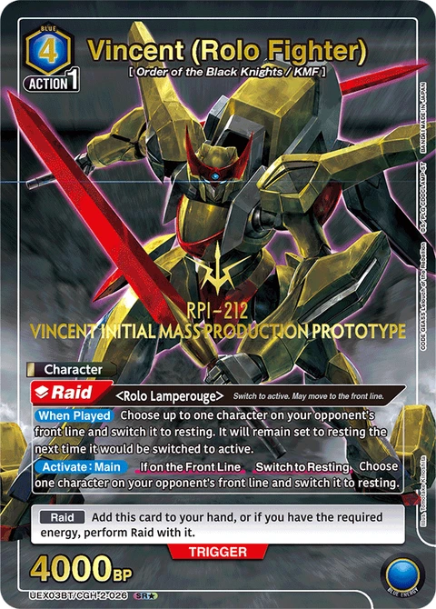 Vincent (Rolo Fighter) - Union Arena (English) card