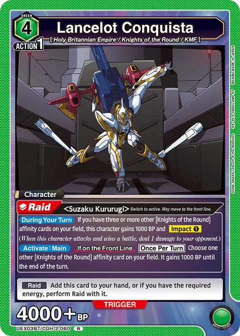 Lancelot Conquista - Union Arena (English) card