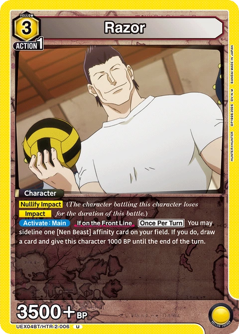 Razor - Union Arena (English) card