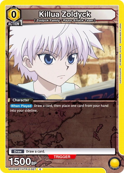 Killua Zoldyck - Union Arena (English) card