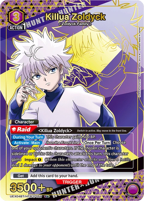 Killua Zoldyck - Union Arena (English) card