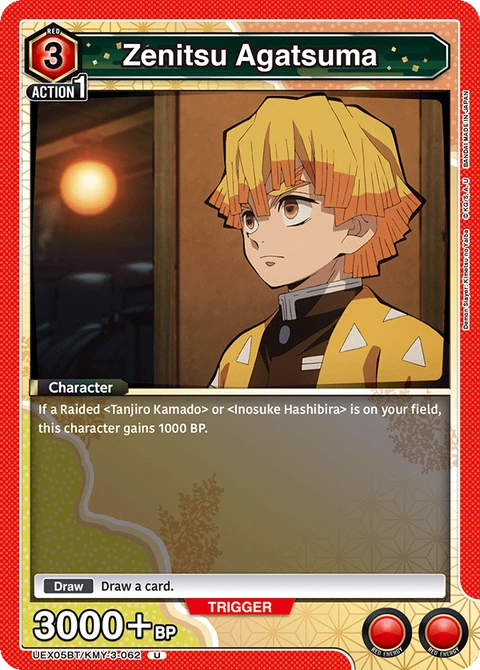 Zenitsu Agatsuma - Union Arena (English) card