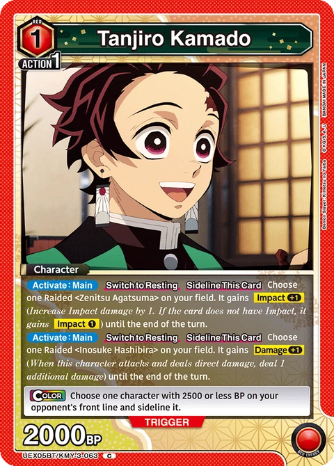 Tanjiro Kamado - Union Arena (English) card