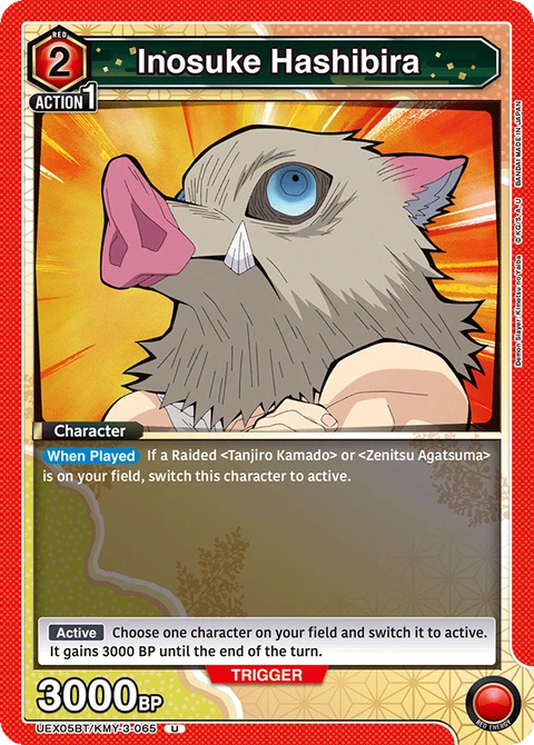 Inosuke Hashibira - Union Arena (English) card