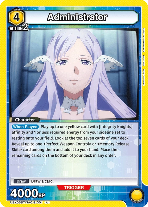 Administrator - Union Arena (English) card