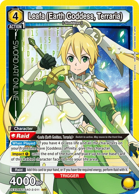 Leafa (Earth Goddess, Terraria) - Union Arena (English) card
