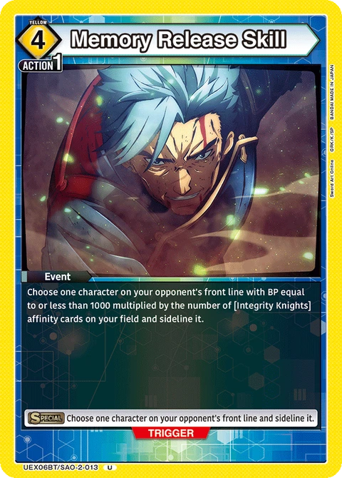 Memory Release Skill - Union Arena (English) card