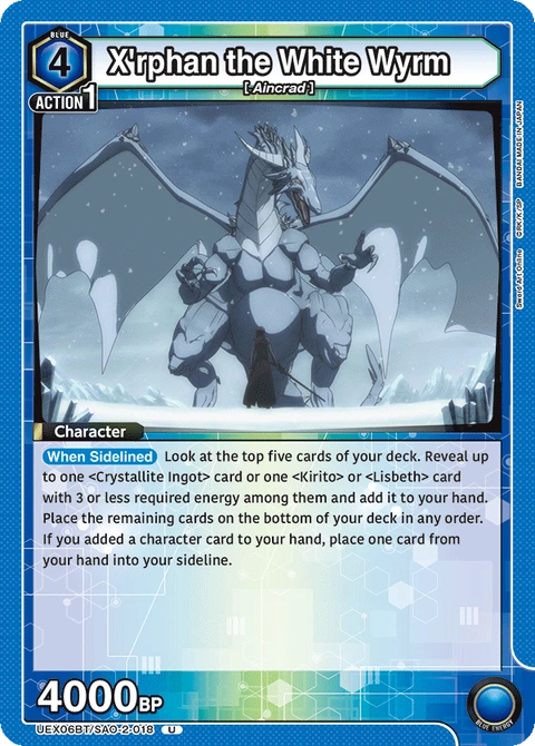 X'rphan the White Wyrm - Union Arena (English) card
