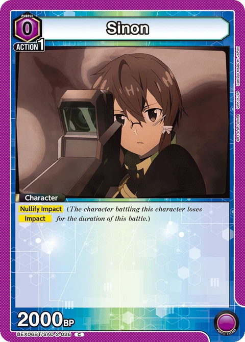 Sinon - Union Arena (English) card