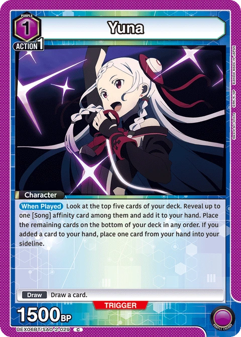 Yuna - Union Arena (English) card