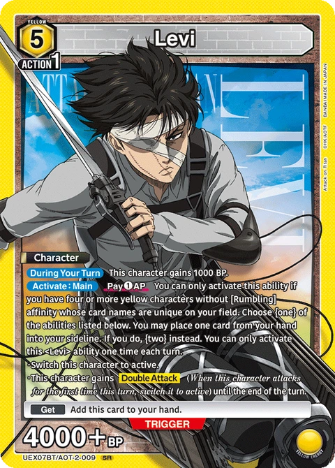 Levi - Union Arena (English) card