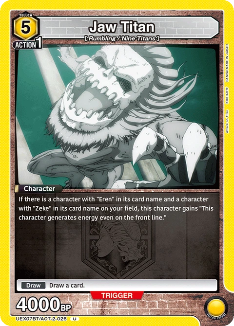 Jaw Titan - Union Arena (English) card