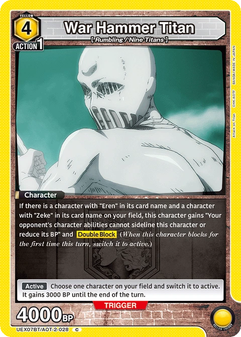 War Hammer Titan - Union Arena (English) card