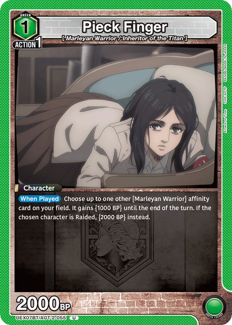 Pieck Finger - Union Arena (English) card