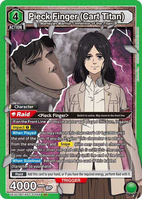 Pieck Finger (Cart Titan) - Union Arena (English) card