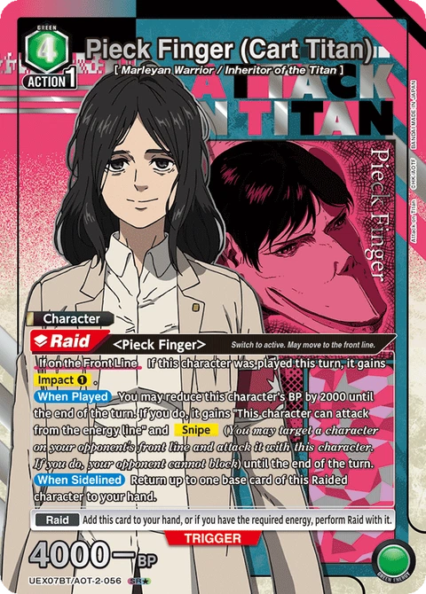 Pieck Finger (Cart Titan) - Union Arena (English) card