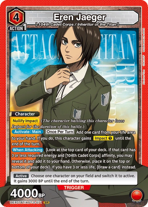 Eren Jaeger - Union Arena (English) card