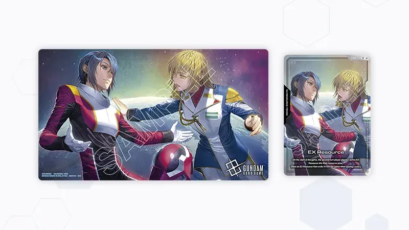 Official Playmat and Card Set Athrun & Cagalli [EVX11]