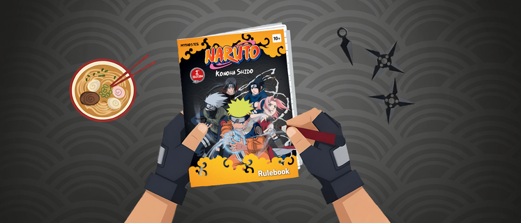 The Official Rulebook for Naruto Mythos TCG – Konoha Shidō is now live