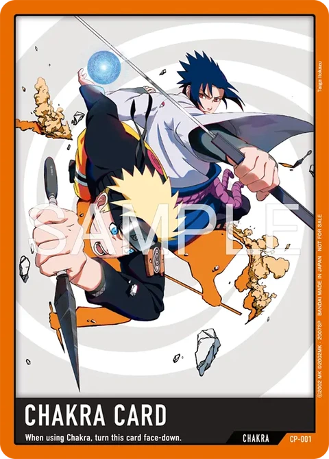 Chakra Card - Naruto TCG Bandai card