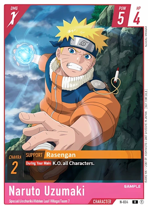 Naruto Uzumaki - Naruto TCG Bandai card