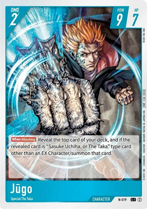 Jugo - Naruto TCG Bandai card