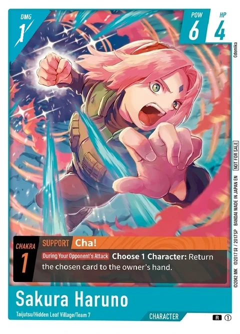 Sakura Haruno - Naruto TCG Bandai card