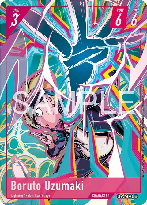 Boruto Uzumaki - Naruto TCG Bandai card
