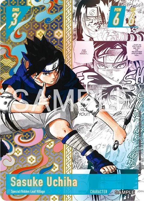 Sasuke Uchiha - Naruto TCG Bandai card