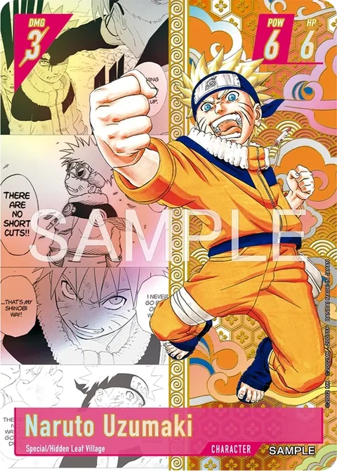 Naruto Uzumaki - Naruto TCG Bandai card