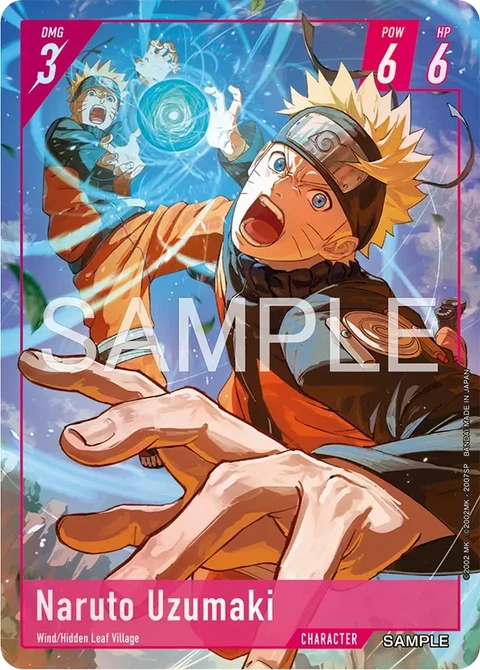 Naruto Uzumaki - Naruto TCG Bandai card